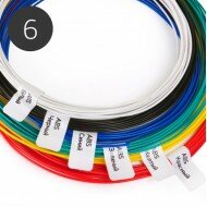 Набор ABS пластика для 3D ручки (6 цветов)
